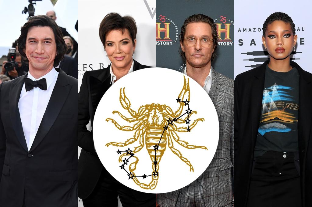 Scorpio celebrities: 20 famous people born under the water zodiac sign